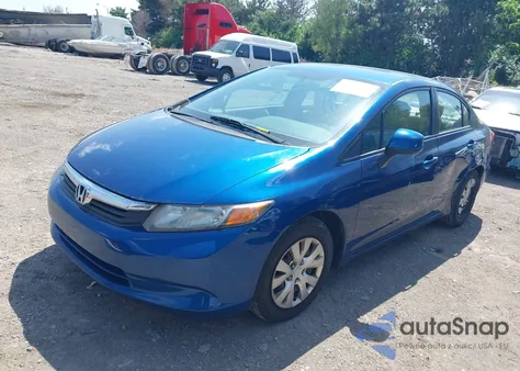 2012 Honda Civic Lx from USA, damaged, VIN 19XFB2F52CE064264